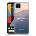 thumbnail image 1 of Head Case Designs Officially Licensed Nature Magick So The Adventure Begins Quote Mountains Soft Gel Case Compatible with Google Pixel 4, 1 of 7