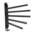 thumbnail image 1 of 5 Arms Towel Hanger, Punch Free Rotatable Swivel Towel Racks Save Space  For Kitchen, 1 of 8