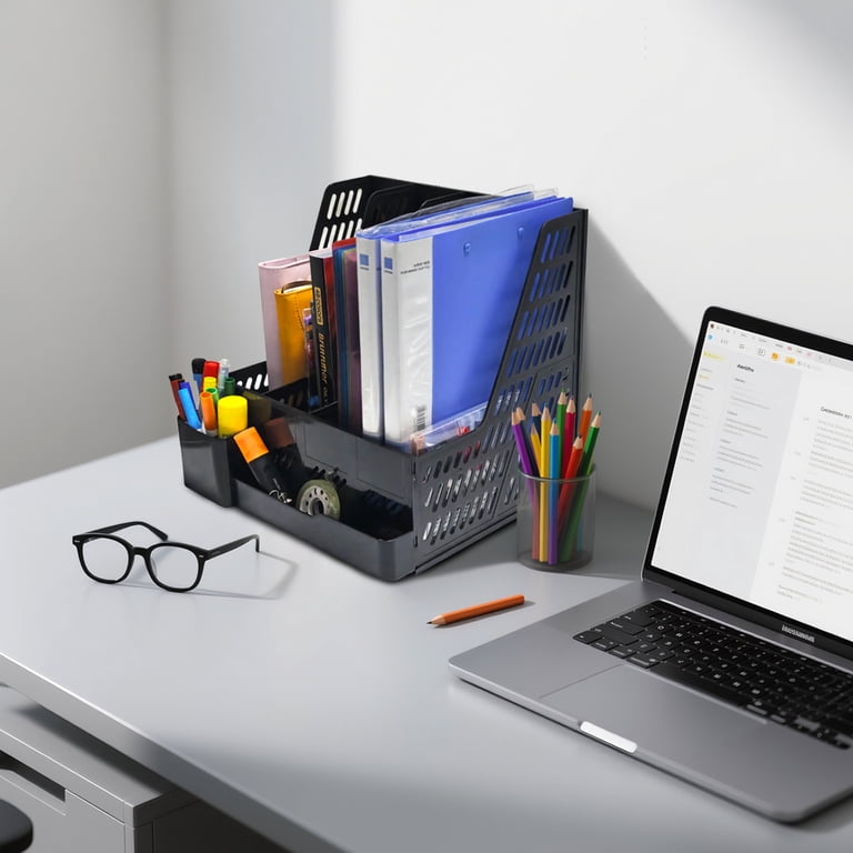 AGCAN 2-Pack 4-Tier Desk Organizer with File Holder photo 4