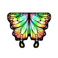 thumbnail image 3 of Disfraz de alas de mariposa para niñas, regalo infantil, ropa para disfrazarse para espectáculos escénicos Vistoso, 3 of 9