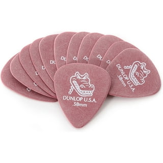 Delrin Guitar Pick with Removable Dynamic Knurl Rubber Grip