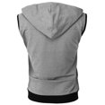 thumbnail image 2 of H2H Mens Casual Slim Fit Zip-up Sleeveless Hoodie Lightweight Workout Tank Tops Gym Hoodies (CMOHOSL012), 2 of 6