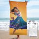 thumbnail image 1 of Toalla de baño Encanto, toalla de playa de microfibra de secado rápido, toalla de baño de gran tamaño a prueba de arena para adultos y niños, accesorios de playa para viajes y campamentos para, 1 of 8