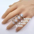 thumbnail image 4 of Matrix Round CZ Solitaire Engagement Ring - 2.00ct (8.0mm) Size 12, 4 of 7