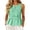 Green, variant on ZVNAΖH Women's Gingham Check Sleeveless Peplum Top, Crew Neck Bow Front Casual Blouse, S-2XL