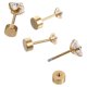 thumbnail image 5 of ADDHAT 2 Pares Aretes Dorados Inoxidable Y Resistente Para Uso Diario, 5 of 8