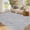 Grey, variant on Imitation Braided Collection-Print 10x13 Area Rug for Living Room Large Washable Rug with Non-Slip Rubber Backing, Non-Shedding Stain Resistant Thin Foldable Carpet - Light Grey