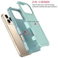 thumbnail image 5 of For iphone 17 Pro Case, Ebizware Heavy Duty Rugged Shockproof Phone Case [Military Grade Drop Tested] Dual Layer Full Body Protective Bumper for Apple iphone 17 Pro Cover - Mint Green, 5 of 8