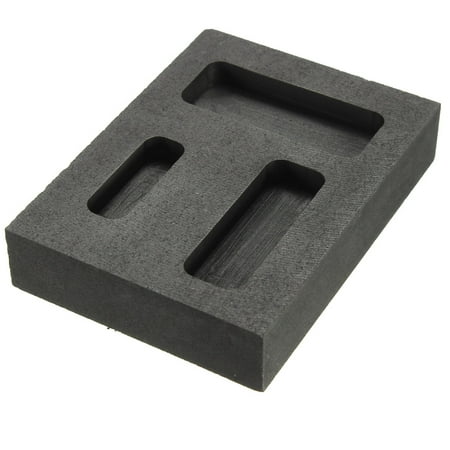 Kiln Casting Mold - 1/4 1/2 1 oz Gold Melting Casting Refining Scrap Graphite Ingot Bar Combo Mold