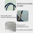 thumbnail image 6 of Christmas Savings Clearance! OUTOLOXIT Portable Insulation Bag Office Worker Student Small Meal Bag Thickened Lunch Bag, 6 of 7