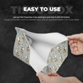 thumbnail image 5 of Lsque Dog Riding Skateboard Printed Long Tissue Box Cover Holder, Facial Paper Organizer Dispenser,Triangle with Bottom Belt, PVC Leather Decorative Organizer, 5 of 9