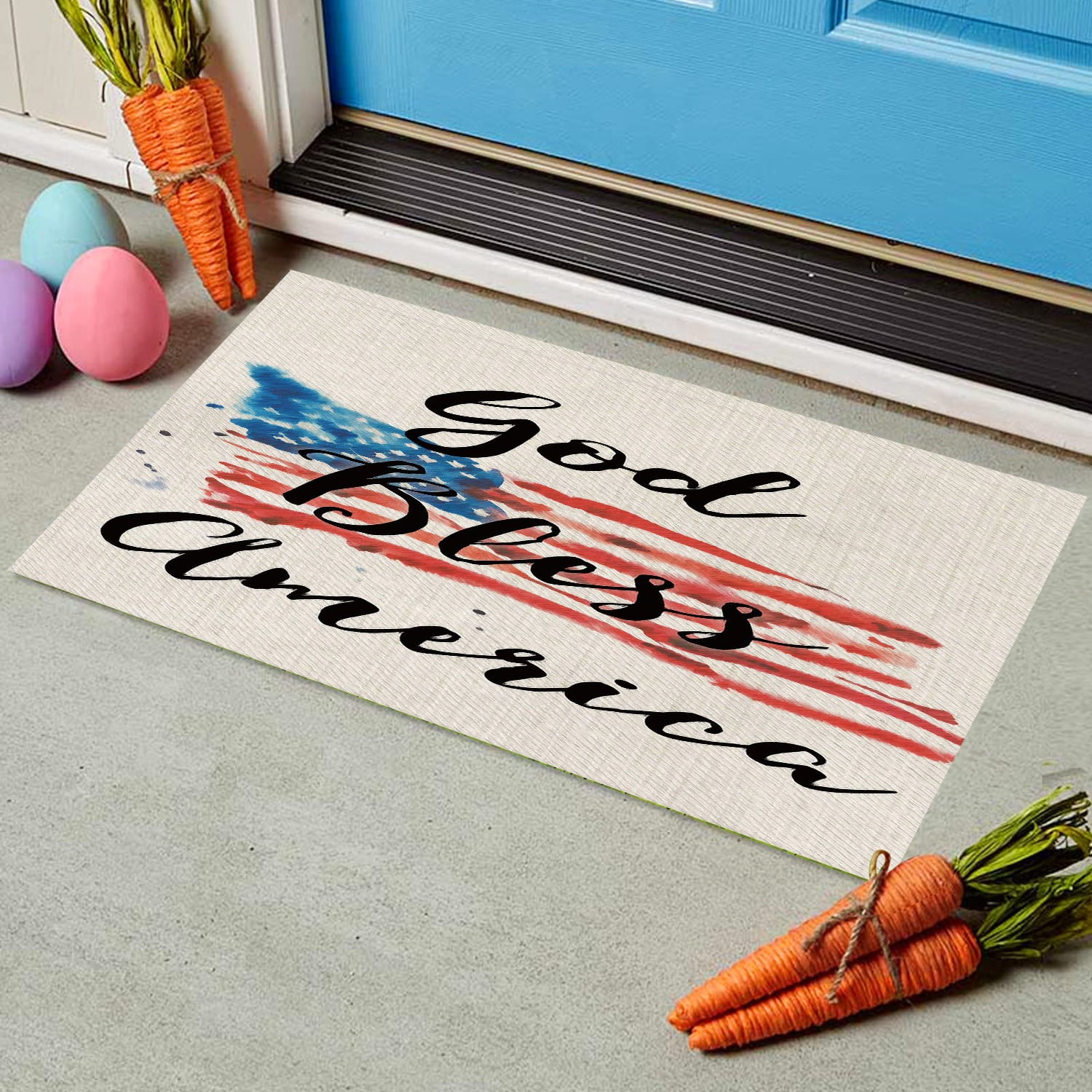 American Flag Outdoor Rugs Washable Indoor Buffalo Check Rug Layered