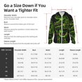 thumbnail image 5 of Gaeub DINOSAUR IN SPACE Men's and Women's UPF 50+ Long-Sleeved Sun Protection Clothing, Fishing Shirt Long Sleeve Zip-X-Large, 5 of 7