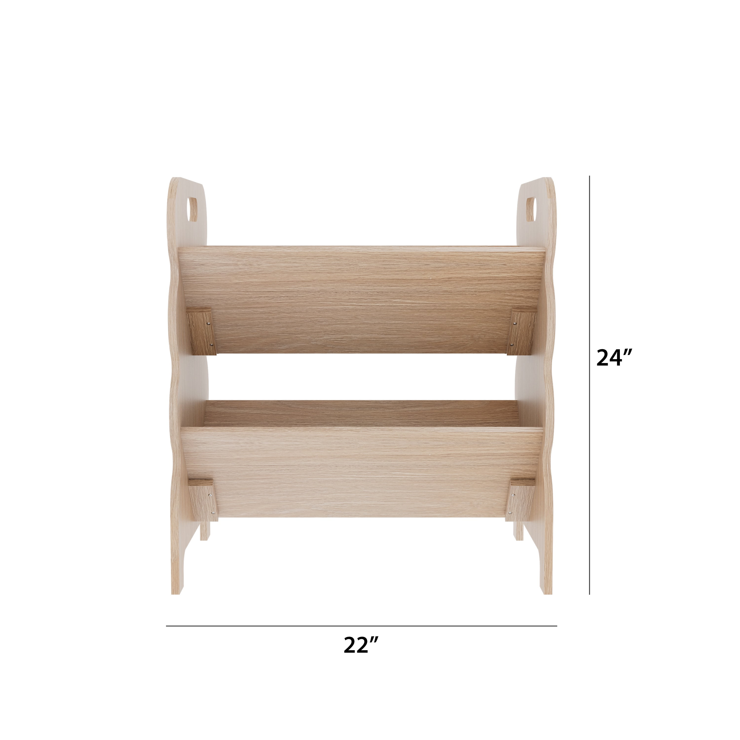 House of Happy Wiggle Storage Unit, Natural for Kids Classroom, Kids Playroom or Kids Bedroom