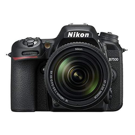 Restored Nikon D7500 20.9MP DSLR Camera  AF-S DX NIKKOR 18-140mm f/3.5-5.6G ED VR Lens (Refurbished)