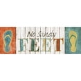 thumbnail image 3 of SD Graphics Studio 14x7 Black Modern Framed Museum Art Print Titled - No Sandy Feet, 3 of 5