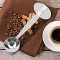 thumbnail image 2 of Coffee Bean Scoop, Dual purpose Stainless Steel Tamping Measuring Coffee Bean Powder Spoon Scoop, 2 of 9