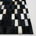 thumbnail image 3 of SAFAVIEH Studio Leather Jepson Geometric Area Rug, Black/Beige, 8' x 10', 3 of 8