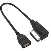 Car Music Interface MDI MMI MP3 USB Flash Drive AUX Adapter Cable Cord Compatible for Mercedes Benz CLS E SL CLA S