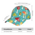 thumbnail image 2 of Picia Mushrooms pattern Trucker Low Profile Hat Men Women Baseball Cap Dad Hat Adjustable Unconstructed Plain Cap, 2 of 9