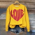 thumbnail image 2 of Patlollav Womens Valentine's Day Long Sleeve Sweatshirts, 2 of 6