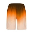 thumbnail image 4 of QATAINLAV Swim Trunk for Men Big and Tall Quick Dry Board Shorts Gradient Print Summer Beach Wear Casual Drawstring Elastic Waist Short Pants Orange XL Ropa de Verano Para Mujer, 4 of 6