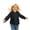 AB114 Black, variant on Tisuna Kids Girls Long Sleeve Shirts Lightweight Crewneck Solid Color Blouse Girls Daily Wear Fall Outfits Size 2-3 Years Black
