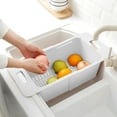 thumbnail image 1 of Adjustable Freezer Basket, Storage Organizer Bin Divider Expandable for Chest Freezer Deep Freezer, with Handle, Porous Design, Freezer Organization Accessories for Kitchen, 1 of 8