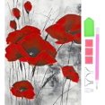 thumbnail image 1 of Pintura de diamante (30 x 40 cm), pintura de diamante 5D DIY, bordado de diamantes de flores, kit completo de bordado de pintura de diamante para dormitorio, decoración del hogar, decoración de pared, 1 of 5