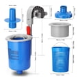 thumbnail image 4 of Maoww Swimming Pool Accessories Pool Maintenance Skimmer And Will Start Skimming And Suction gray, 4 of 6