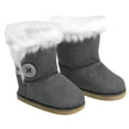 thumbnail image 3 of Juego De Botas De Gamuza Sintética Para Muñeca De 18" De Sophia En Rosa Y Gris, 3 of 4
