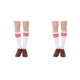 thumbnail image 1 of Minnieouse Medias hasta el muslo a rayas, medias antideslizantes para Cosplay, juegos deportivos, calentadores para piernas, Día de San Valentín, rayas 2piezas raya roja blanca Minnieouse CBP354582, 1 of 5