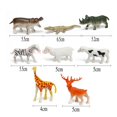 thumbnail image 3 of Kit de modelo de animales Granja de animales salvajes de plástico 68 piezas Fanmusic Kit de modelo de animales, 3 of 7