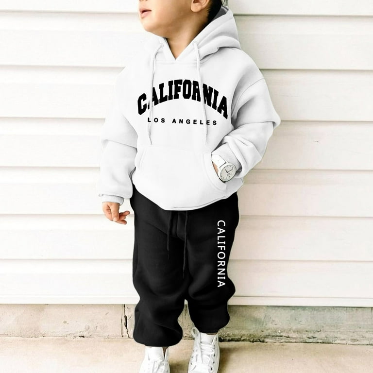 LIUYUNNN Kids Sweatsuit Set for Girls 2PC Long Sleeve Pullover