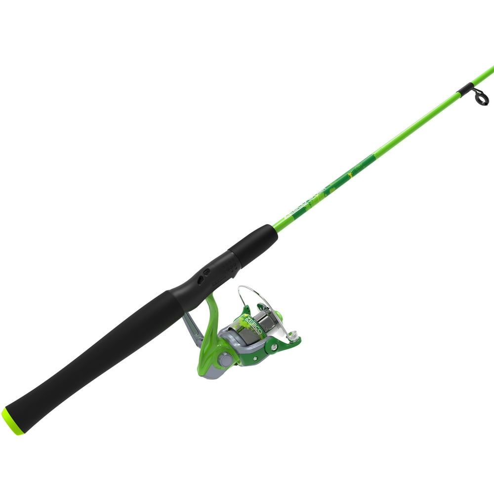 Zebco Splash Kids Spinning Reel and Fishing Rod Combo, 6Foot 2Piece