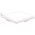 thumbnail image 3 of vidaXL Plateau de Table 80x80x2,5 cm Bambou, 3 of 3