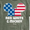 thumbnail image 3 of Disney - Americana - Red White And Mickey - Adult Short Sleeve Graphic T-Shirt, 3 of 5