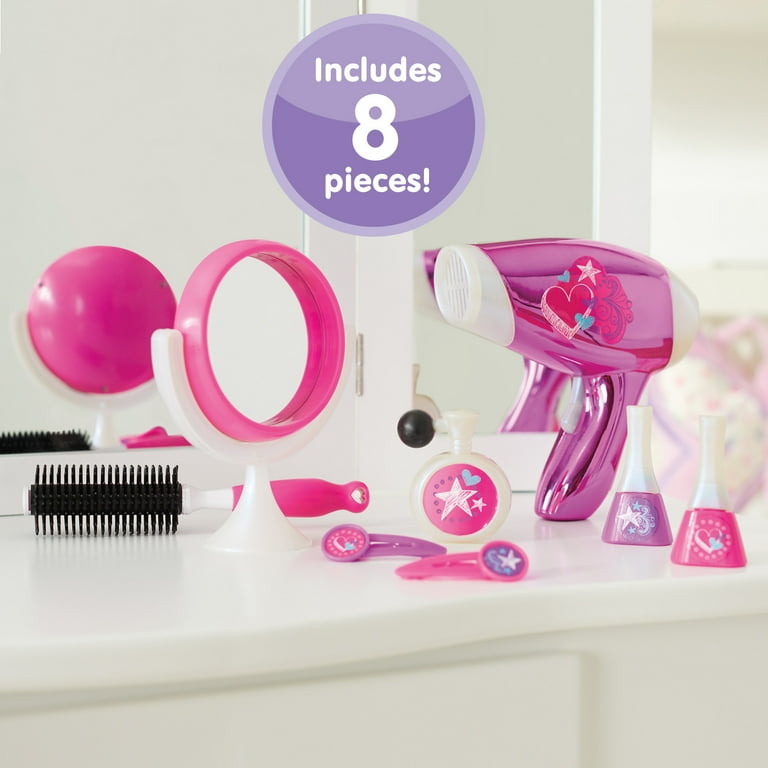 Kidoozie Glamour Girls Styling Set - Pretend Play Hair and