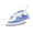 Blue, variant on J&V TEXTILES Steam Iron with Ceramic Soleplate, Adjustable Temperature Control, Burst Steam Function, Anti-Calc System, Self-Clean Feature for All Fabrics Blue