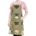 thumbnail image 5 of Dog Breeds Apron-Garden Aprons for Women with Pockets-Cotton Linen Waterproof Kitchen Cooking Gardening Aprons Adjustable for Kitchen,Cooking,BBQ and Salon 33x27 Inch, 5 of 7