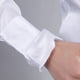 thumbnail image 4 of pstuiky camisetas de manga larga para hombre, Camisa de vestir de solapa de manga larga para hombre, color liso, para escenario salir tops m, 4 of 7