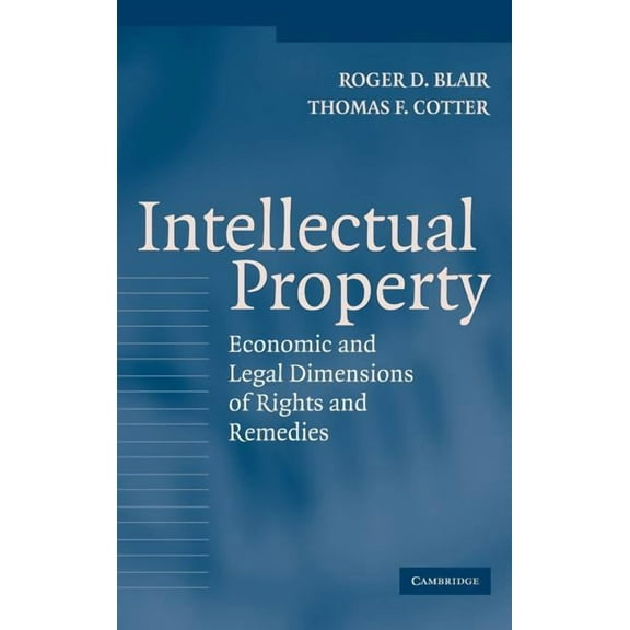 Intellectual Property: Economic and Legal Dimensions of Rights and Remedies, (Hardcover)