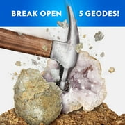National Geographic Break Open 5 Geodes - Geology Science Kit for Unisex Children