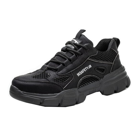 AUXDIQ Work Shoes Men Women Breathable Steel Toe Cap Industrial Trainers Lightweight Construction Sneakers Sport Shoes
