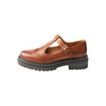 thumbnail image 7 of TMA EYES Chunky Platform T-Strap Hollowed-Out Loafer Vintage Round Toe Women's Single Shoes, 7 of 7
