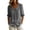 Gray, variant on Women's Cardigan Tops Short Sleeve Peter Pan Collar Button Front Loose Fit Summer Jackets Solid Color Lightweight Breathable Layering Blouses