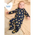 thumbnail image 2 of Garanimals Baby Boy Essentials Cotton Sleep and Play, 2-Pack, Sizes Newborn-9 Months, 2 of 8