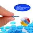 thumbnail image 3 of GSE Blue Bingo Chips, 1,000 Pieces 3/4-Inch High-Contrast Transparent Counting Chips for Bingo Games, Parties, 3 of 5