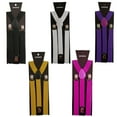 thumbnail image 4 of Suspenders for Audlts, Adjustable Elastic Y Shaped with Strong Metal Clips, Suspender for men, women, Black, 4 of 5