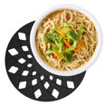 thumbnail image 2 of Washranp Silicone Trivet Mat,Heat Resistant Non-slip Modern Round Hollow Shape Hot Pads for Kitchen, 2 of 4